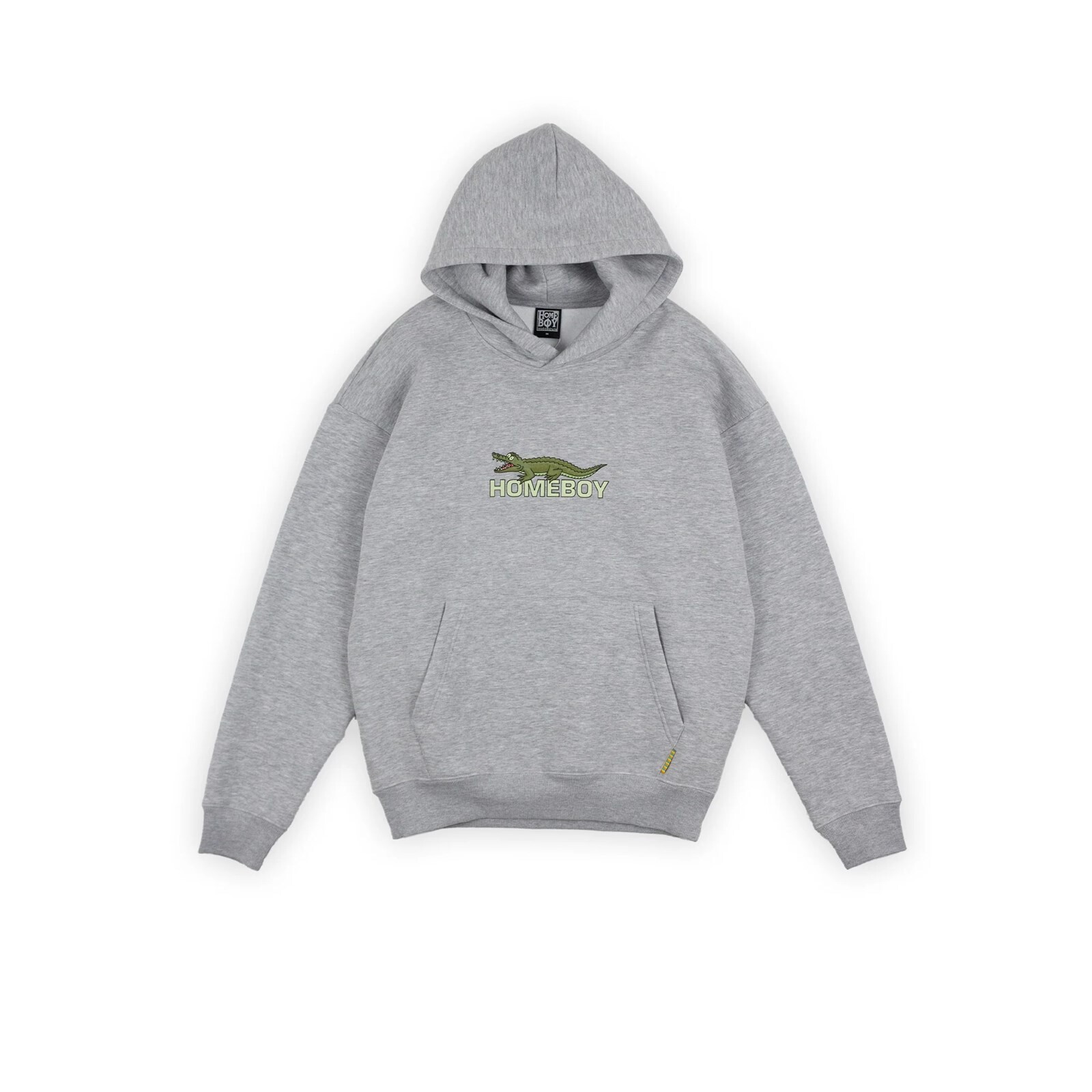 mikina HOMEBOY - Crocoboy Hood Grey Heather (GREY HEATHER-12)