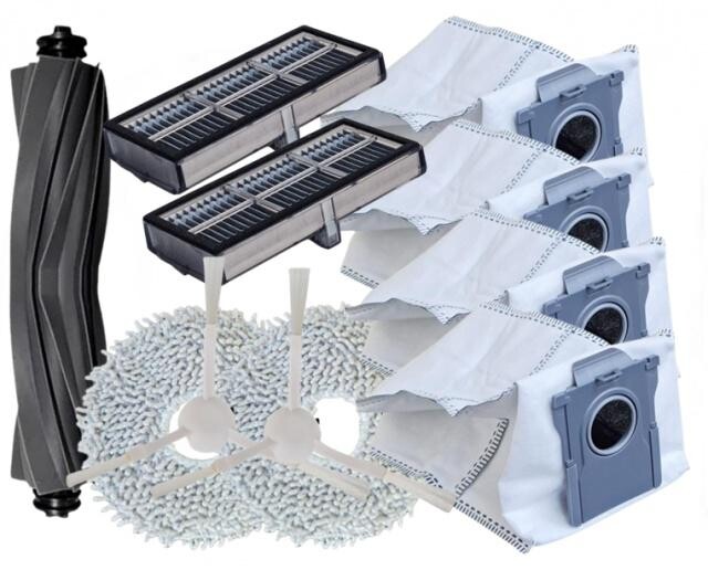 11ks Sada Kartáče, HEPA filtry, mopy a sáčky pro DREAME L10s Pro Ultra Heat, Dreame X30 Pro/Plus