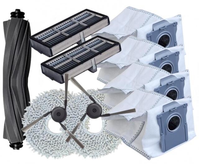 11ks Sada Kartáče, HEPA filtry, mopy a sáčky pro DREAME L40 Ultra, X40 Pro/Ultra, Mova P10, P50