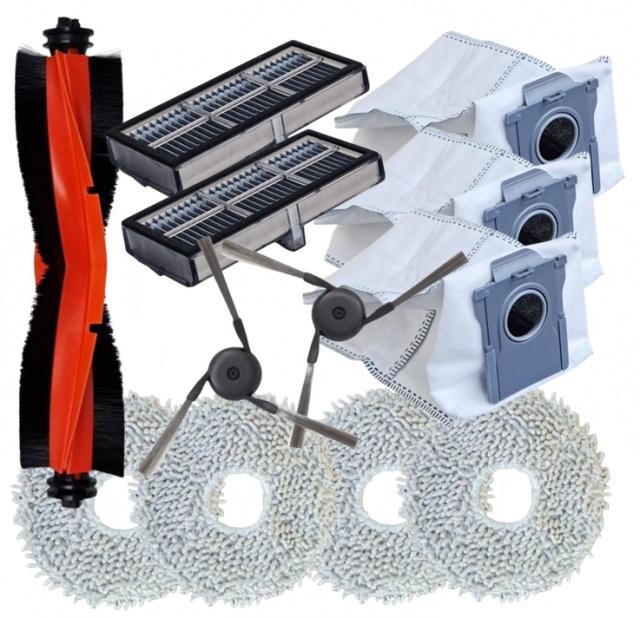 12ks Sada Kartáče, HEPA filtry, mopy a sáčky pro DREAME L40 Ultra, X40 Pro/Ultra, Mova P10, P50