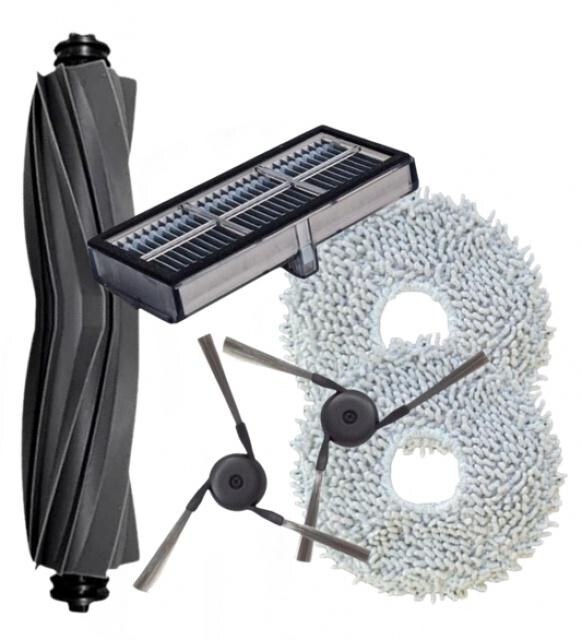 6ks Kartáče, mopy a HEPA filtr pro DREAME L40 Ultra, X40 Pro/Ultra, Mova P10, P50 sada
