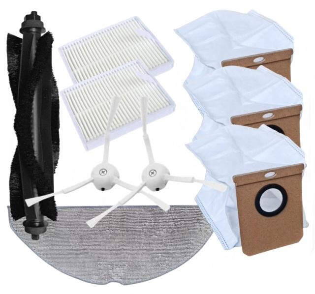9ks Sada HEPA filtry, kartáče, mop a sáčky pro ROIDMI EVE CC (SDJ12RM)