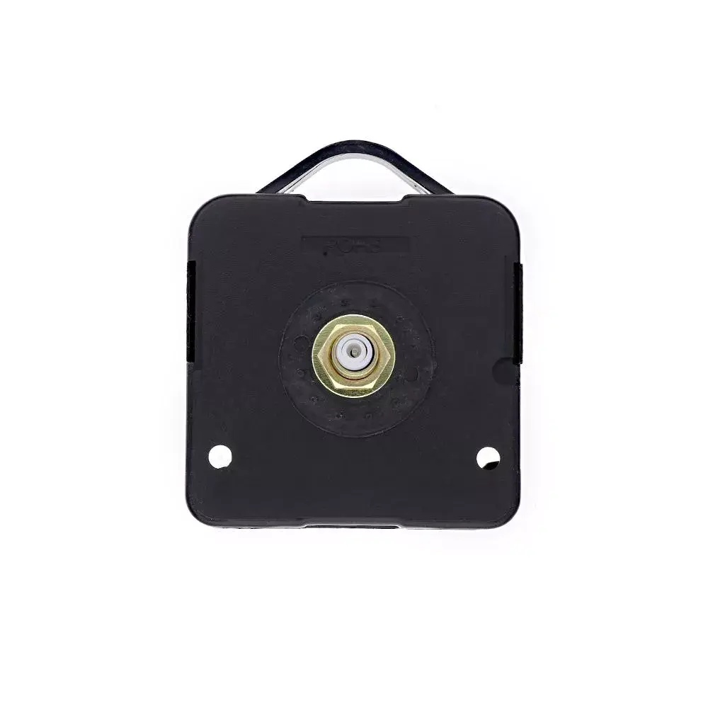 Bateriový hodinový strojek s krokovým chodem doplněný závěsem.  Rozměry:hodinová osička- průměr 5,6 mm- výška: 2,8 mm  minutová osička- průměr: 3,7 mm- výška: 3,4 mm M2188