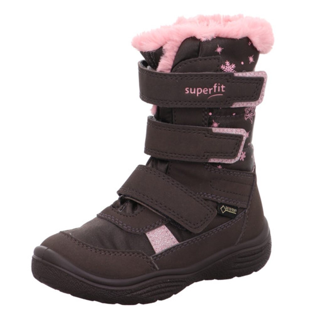 zimní boty dívčí CRYSTAL GTX, Superfit, 1-009092-3000, hnědá - 25