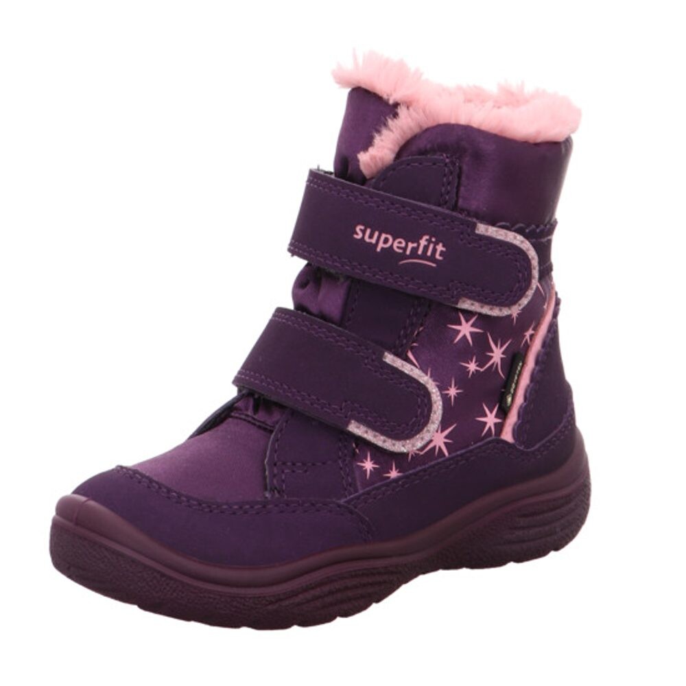 Dívčí zimní boty CRYSTAL GTX, Superfit, 1-009096-8500, fialová - 35