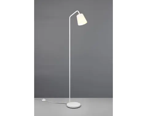 Stojací lampa Buddy, bílá