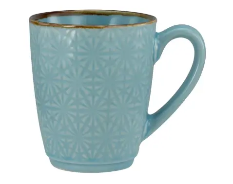 Hrnek 300 ml Retro, světle modrá