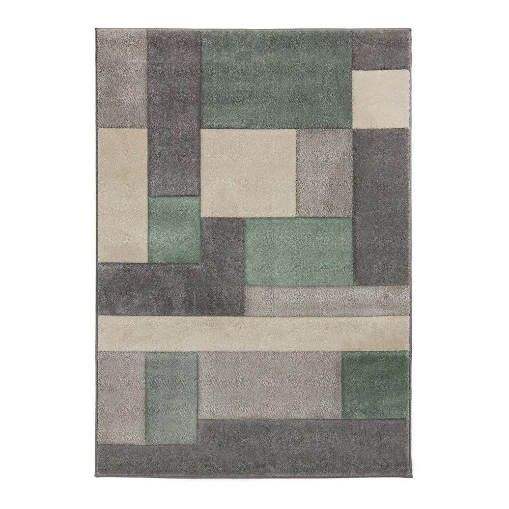 Kusový koberec Hand Carved Cosmos Mint/Grey/Cream 120x170 cm