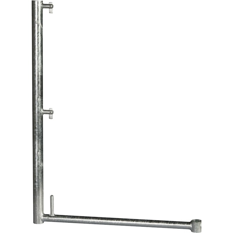 Sloupek zábradlí tvar L Plettac PD100