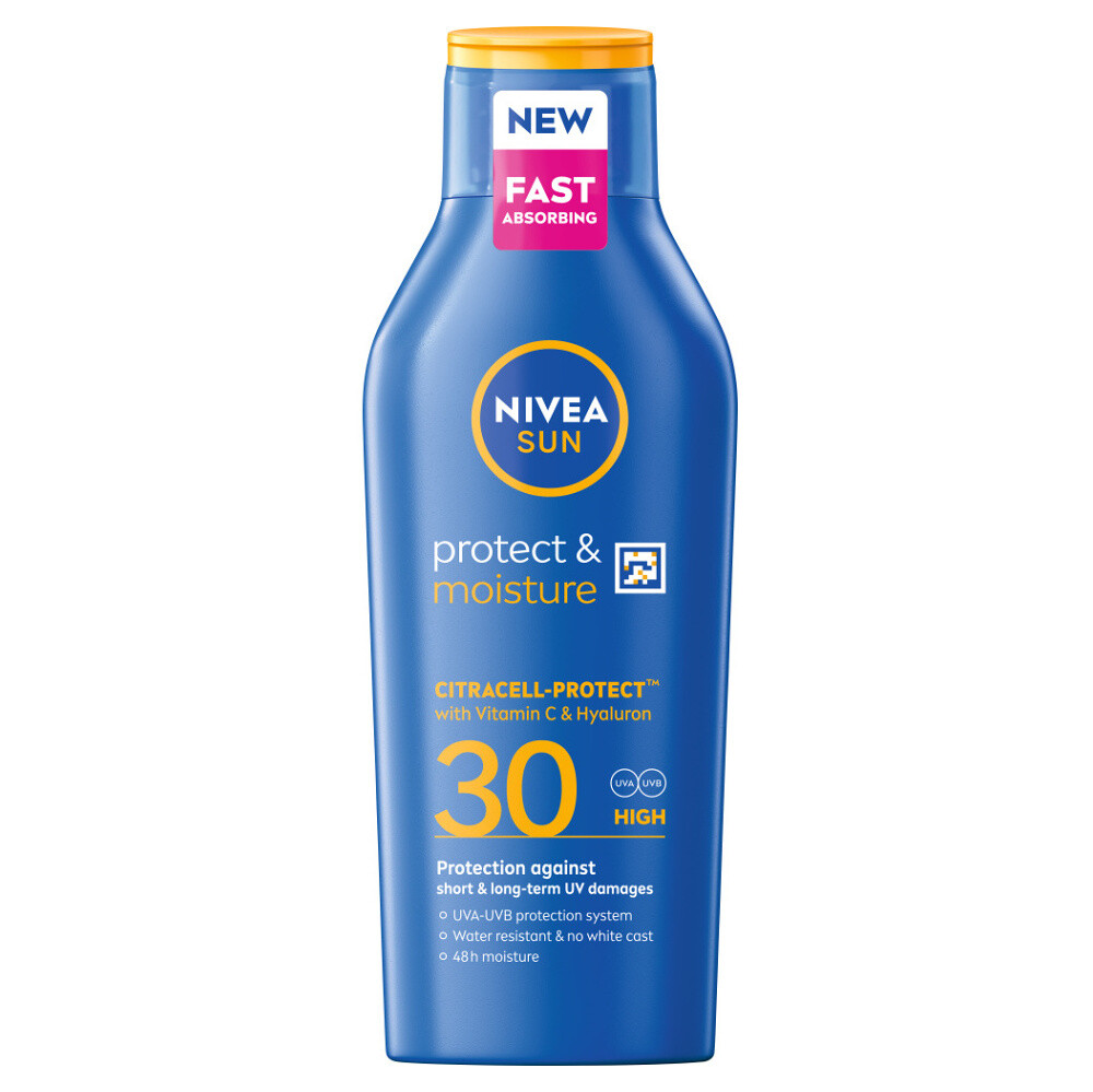 NIVEA Sun Protect & Moisture Mléko na opalování SPF30 400 ml