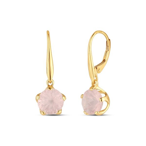 Náušnice s růženínem 234-956-RQ3801 2.80g