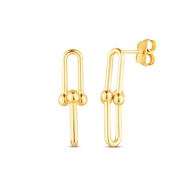 Náušnice bez kamenů 231-569-000838 1.50g