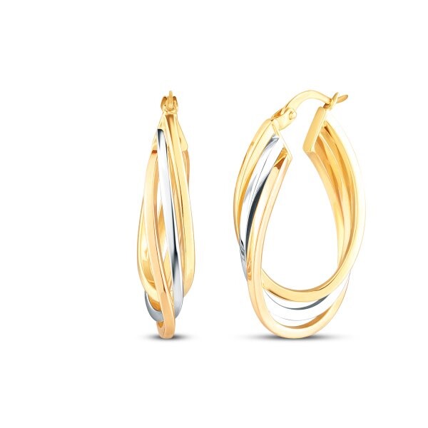 Náušnice bez kamenů 231-569-000426 3.60g