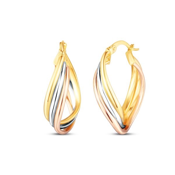 Náušnice bez kamenů 231-569-036515 3.05g