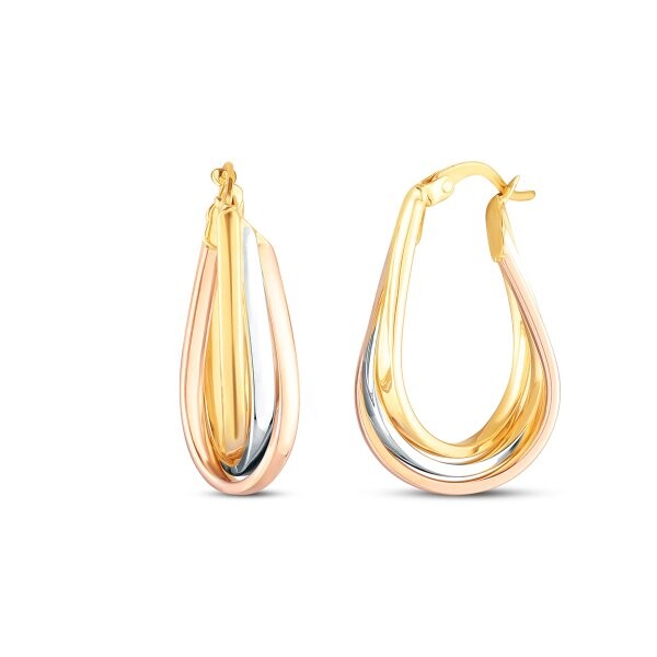 Náušnice bez kamenů 231-492-023314 3.30g