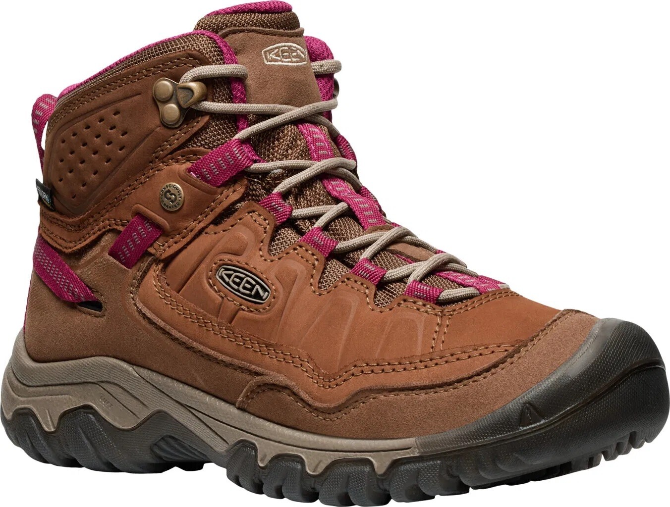 Keen TARGHEE IV MID WP WOMEN bison/beaujolais Velikost: 38 195208703904