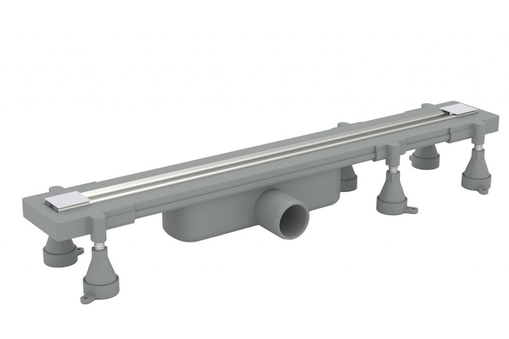 Omp Tea SUMISURA podlahový žlab s nerezovým roštem, L-450-1230, DN50 983.401.8