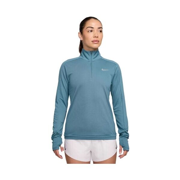 Nike DRI-FIT PACER Dámská tréninková mikina, světle modrá, velikost