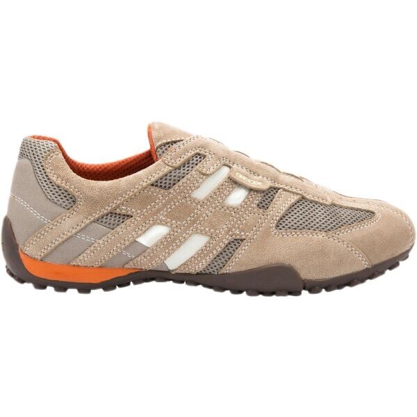 Geox UOMO SNAKE Pánské vycházkové boty, béžová, velikost