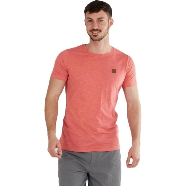 FUNDANGO JAGGY Pánské tričko, lososová, velikost
