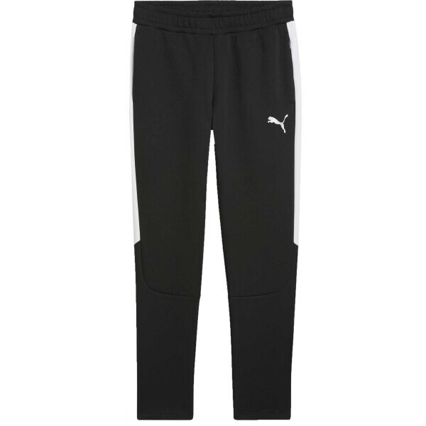 Puma TEAMEVOSTRIPE PANTS Pánské tepláky, černá, velikost