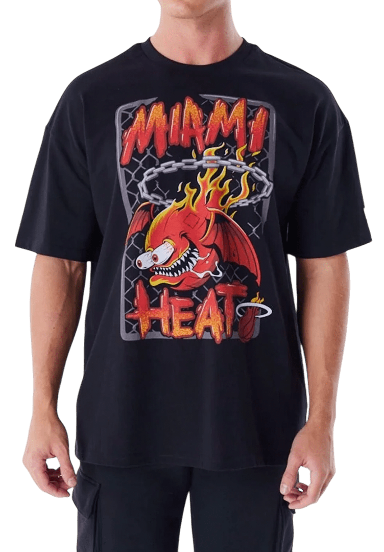 Triko New Era New Era NBA Miami Heat Graphic OZ T-Shirt