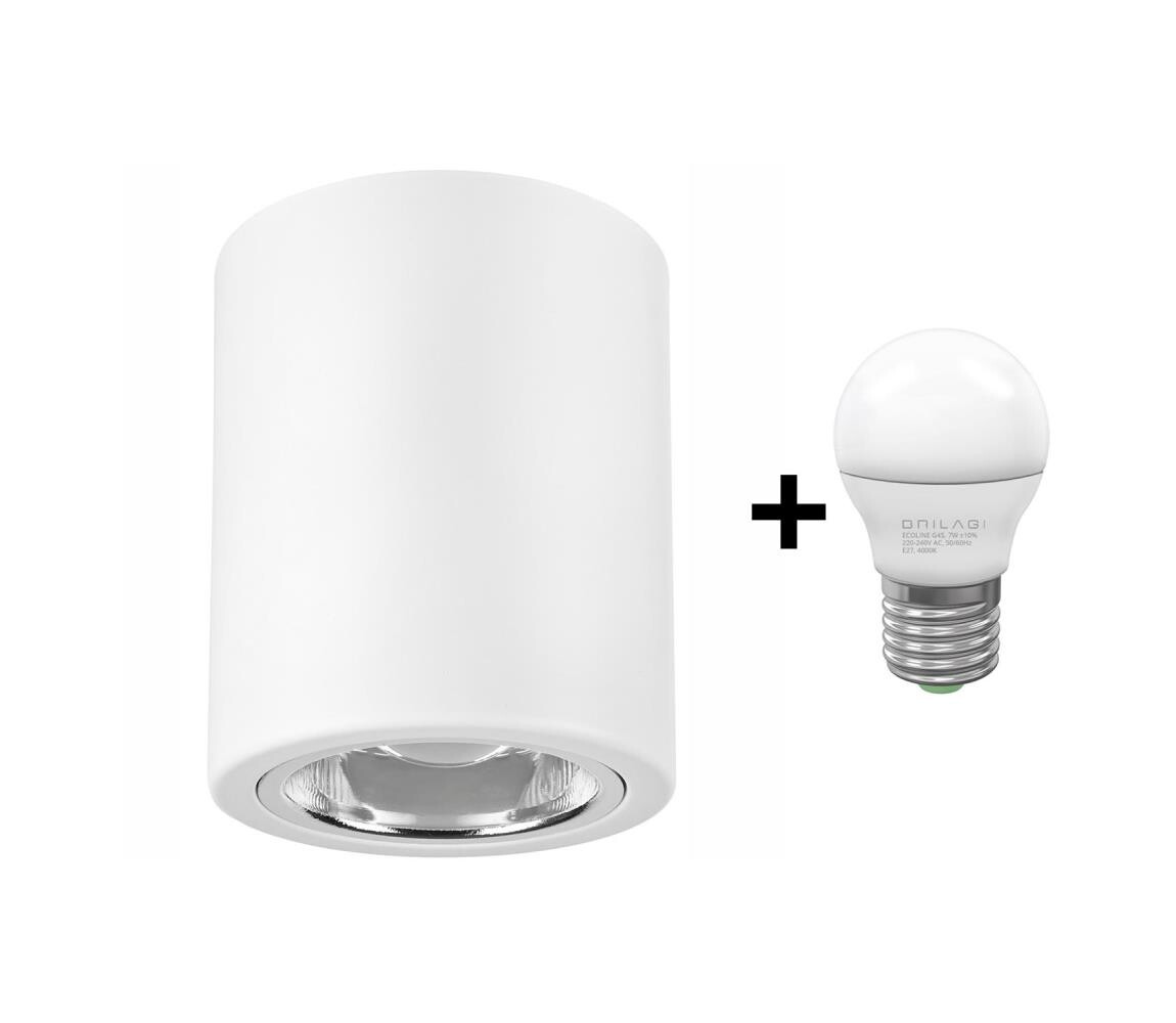 LED Bodové svítidlo TACO 1xE27/15W/230V bílá