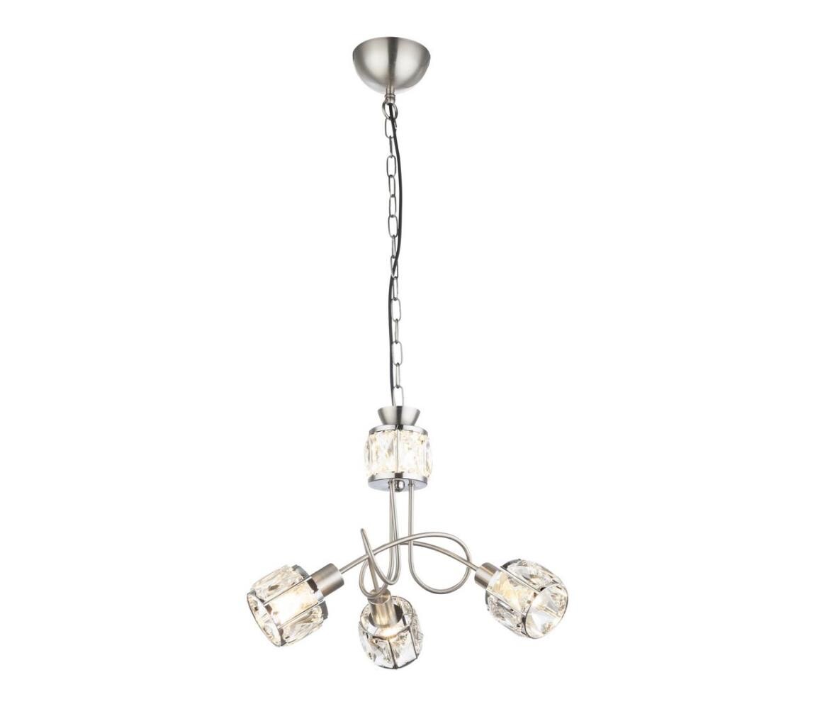 Globo Globo 54356-3H - LED Lustr na řetězu KRIS 3xE14/40W/230V + LED/5W