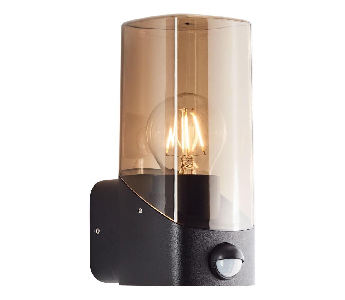 Brilliant Brilliant - Venkovní nástěnné svítidlo se senzorem MINOU 1xE27/10W/230V IP44