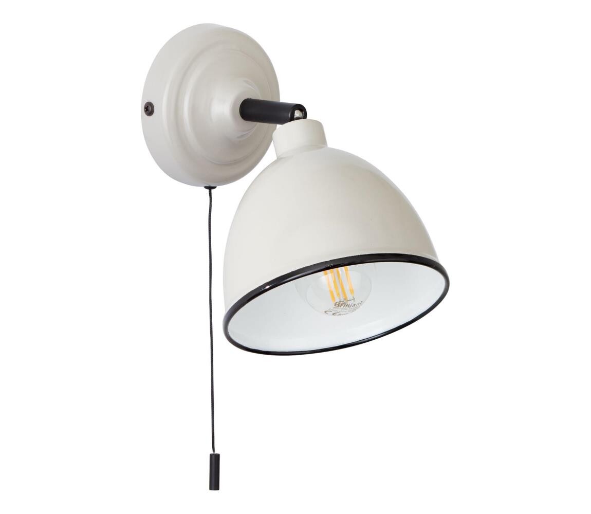 Brilliant Brilliant - Nástěnné bodové svítidlo TELIO 1xE14/28W/230V šedá