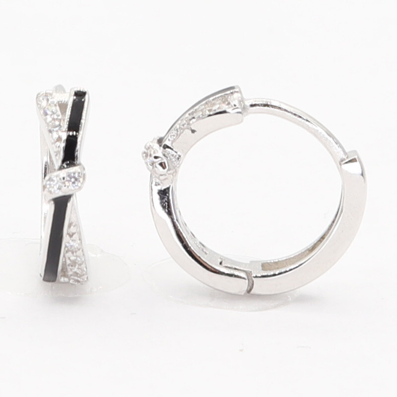 Stříbrné náušnice 113292