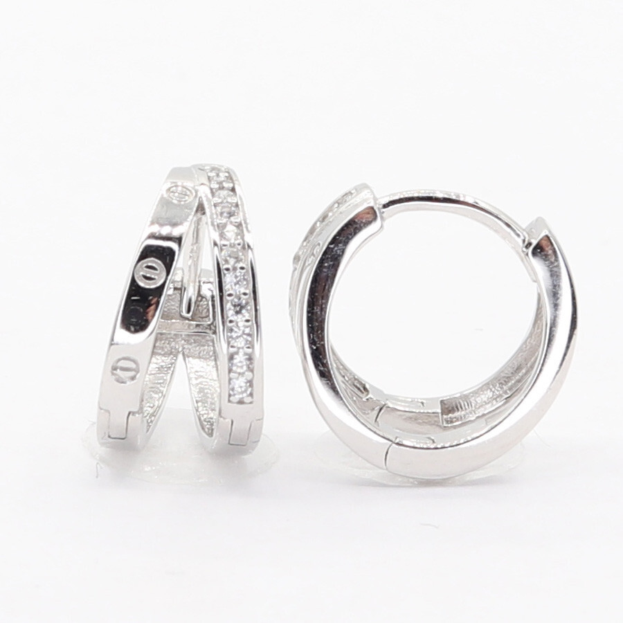 Stříbrné náušnice 113293