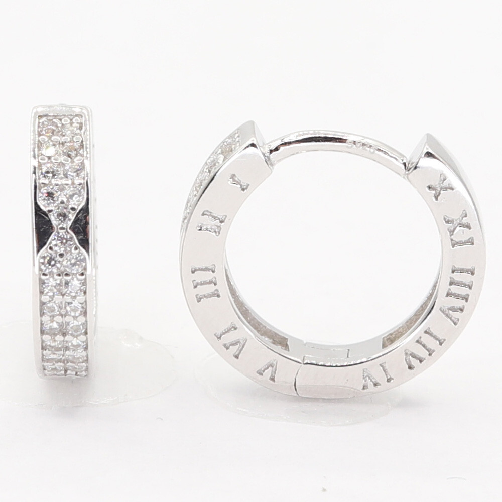 Stříbrné náušnice 113303