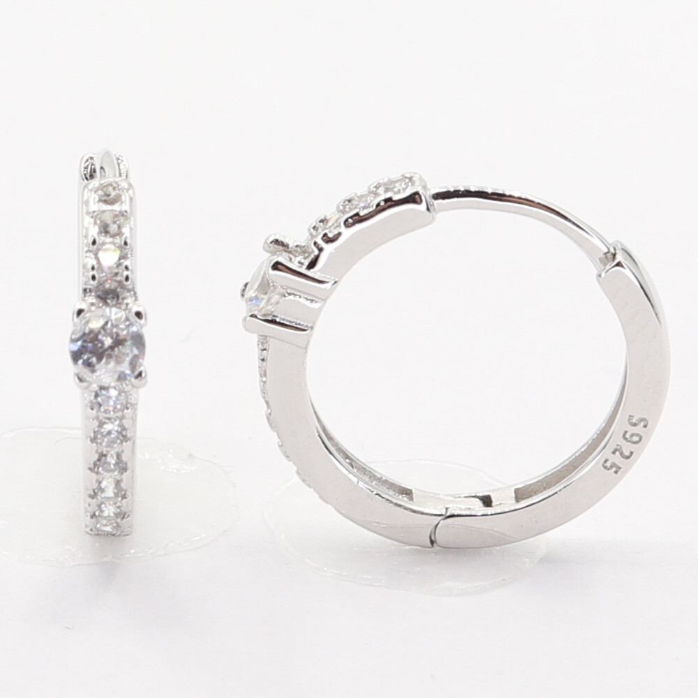 Stříbrné náušnice 113320