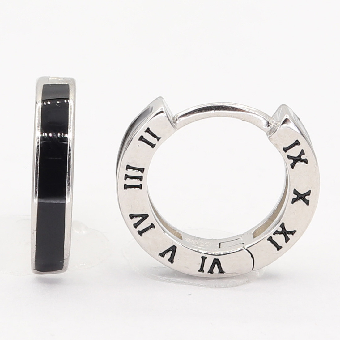 Stříbrné náušnice 113327