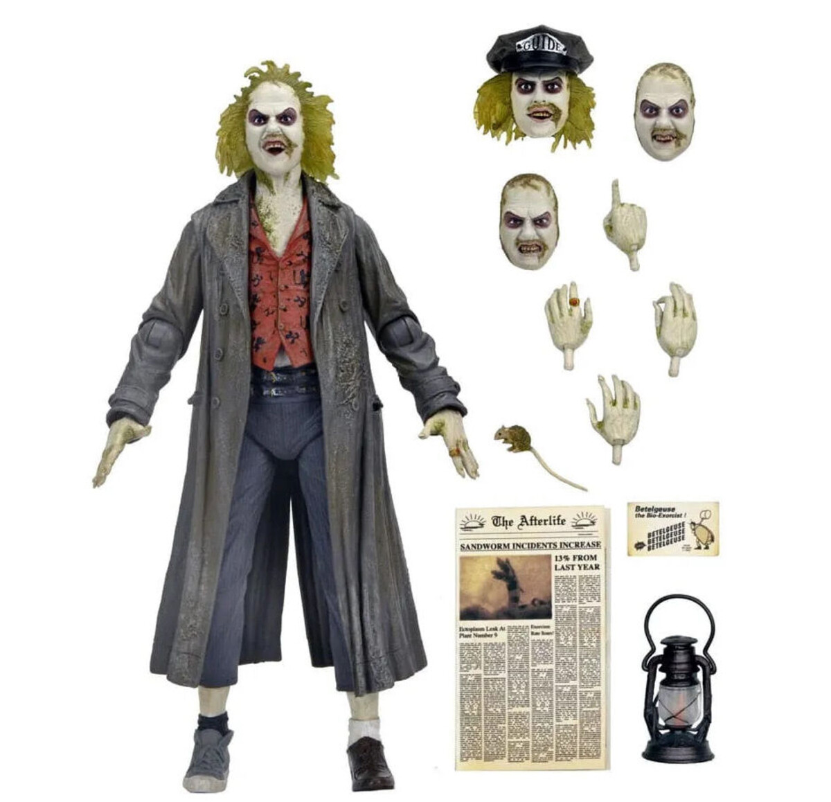 figurka Beetlejuice 1988 - Tour Guide The Bio-Exorcist