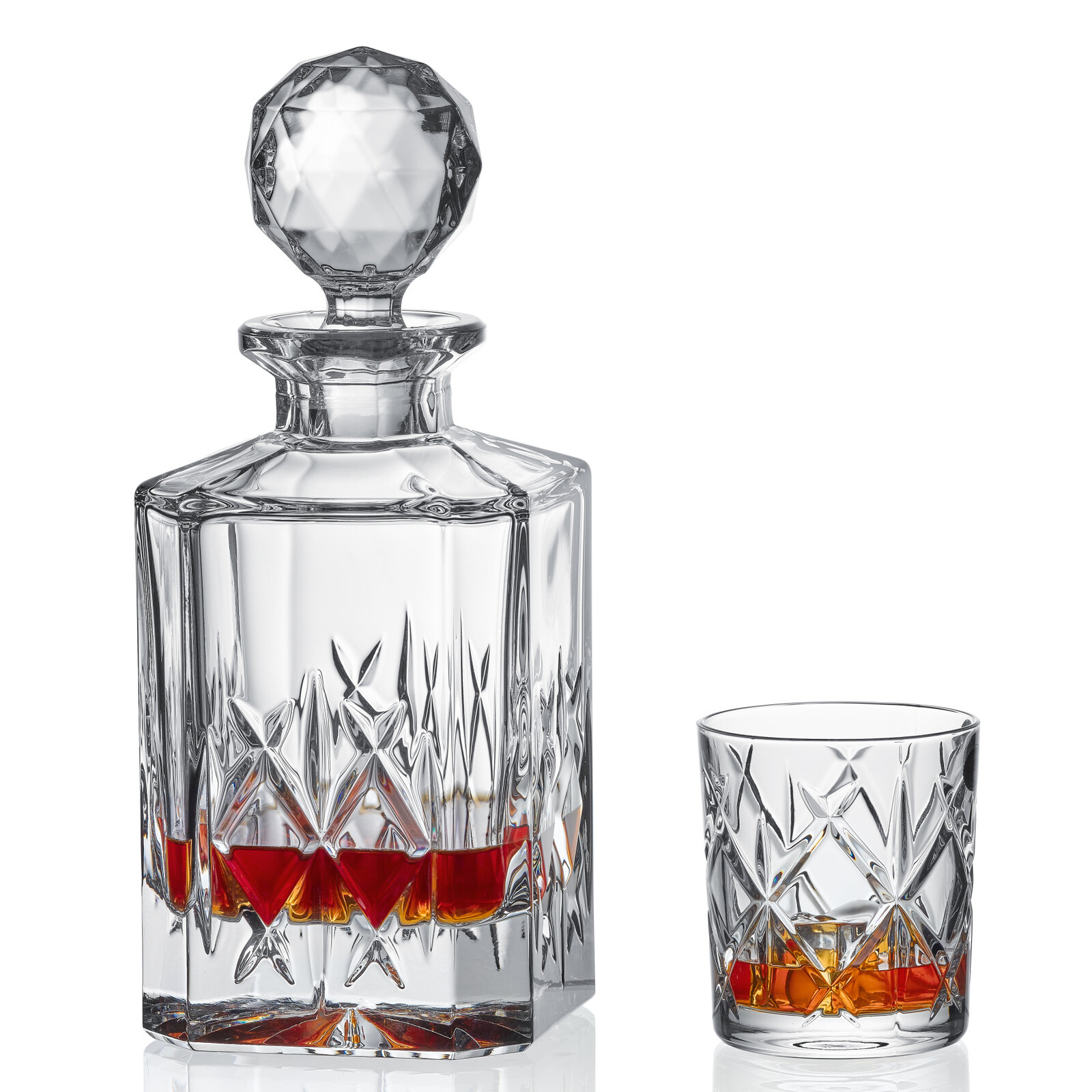 Crystal Bohemia Bohemia Crystal whisky set York 1+5