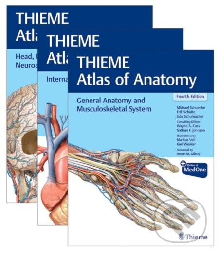THIEME Atlas of Anatomy, Three Volume Set, Fourth Edition - Erik Schulte, Michael Schünke, Udo Schumacher