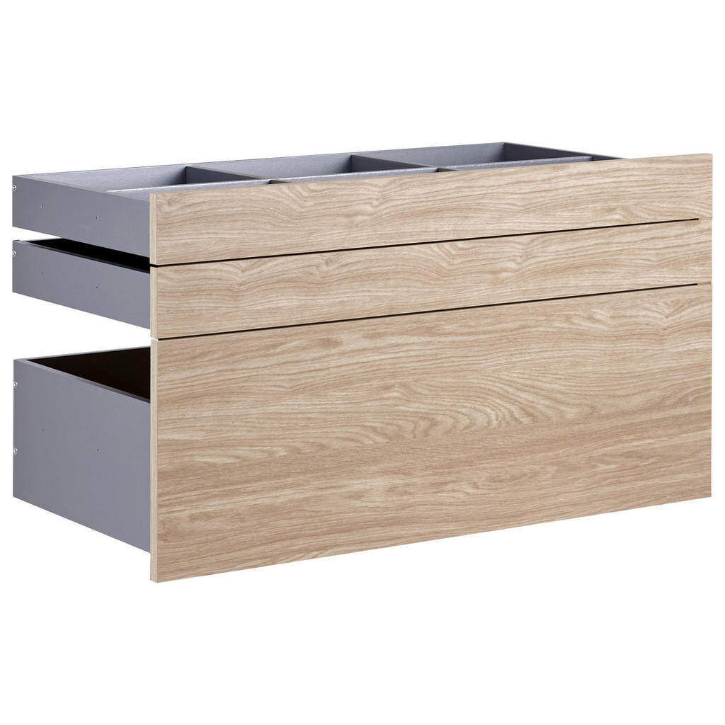 Hom`in SADA ZÁSUVEK, barvy dubu, 90,9/50,3/46,8 cm