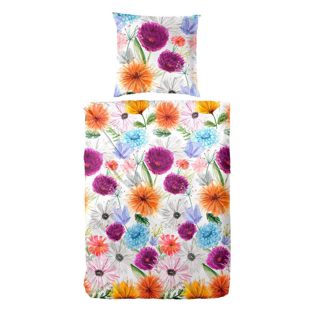 XXXL POVLEČENÍ, makosatén, modrá, bobulová, lilková, tmavě žlutá, meruňková, 135/200 cm