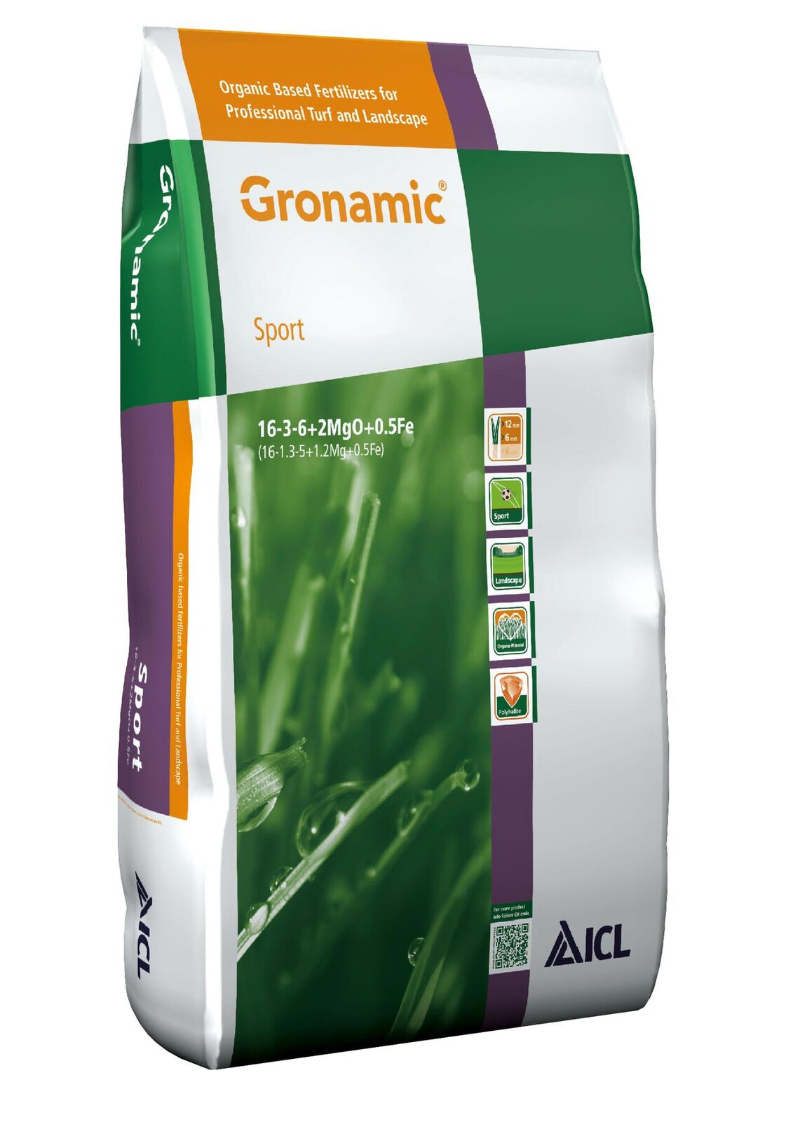 ICL Gronamic Sport High N 16-3-16+2MgO+0.5Fe 25 kg