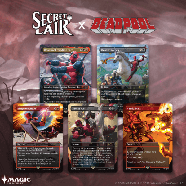 Magic the Gathering Secret Lair x Marvel 6 - Deadpool Nonfoil