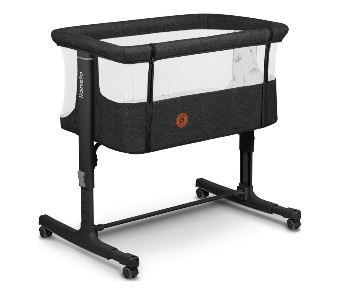 Lionelo Lionelo - Dětská postýlka AURORA černá
