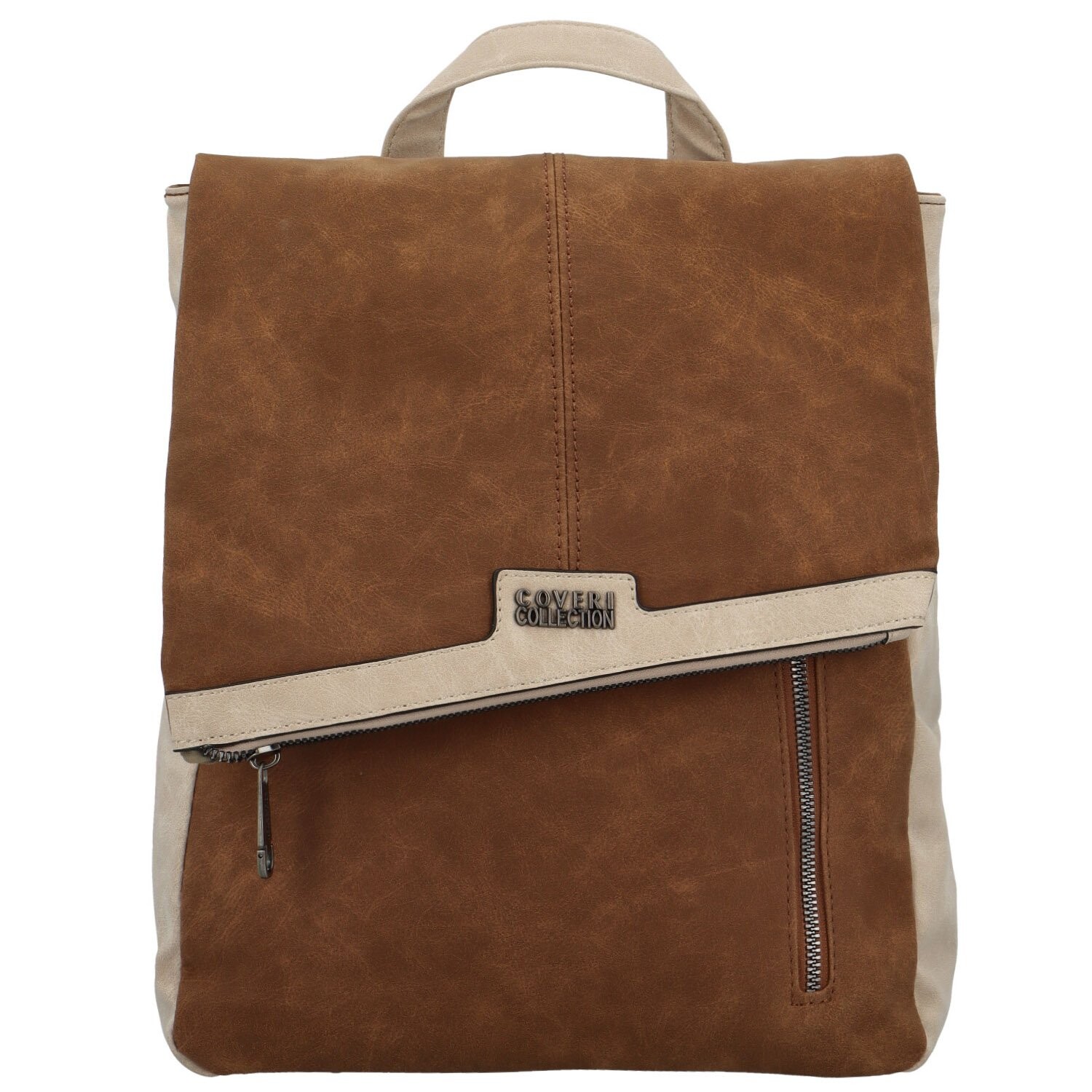 Dámský kabelko/batoh hnědý - Coveri Solweig hnědá