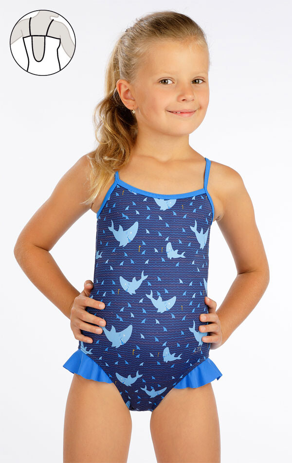 Dívčí jednodílné plavky 6f373 litex 104