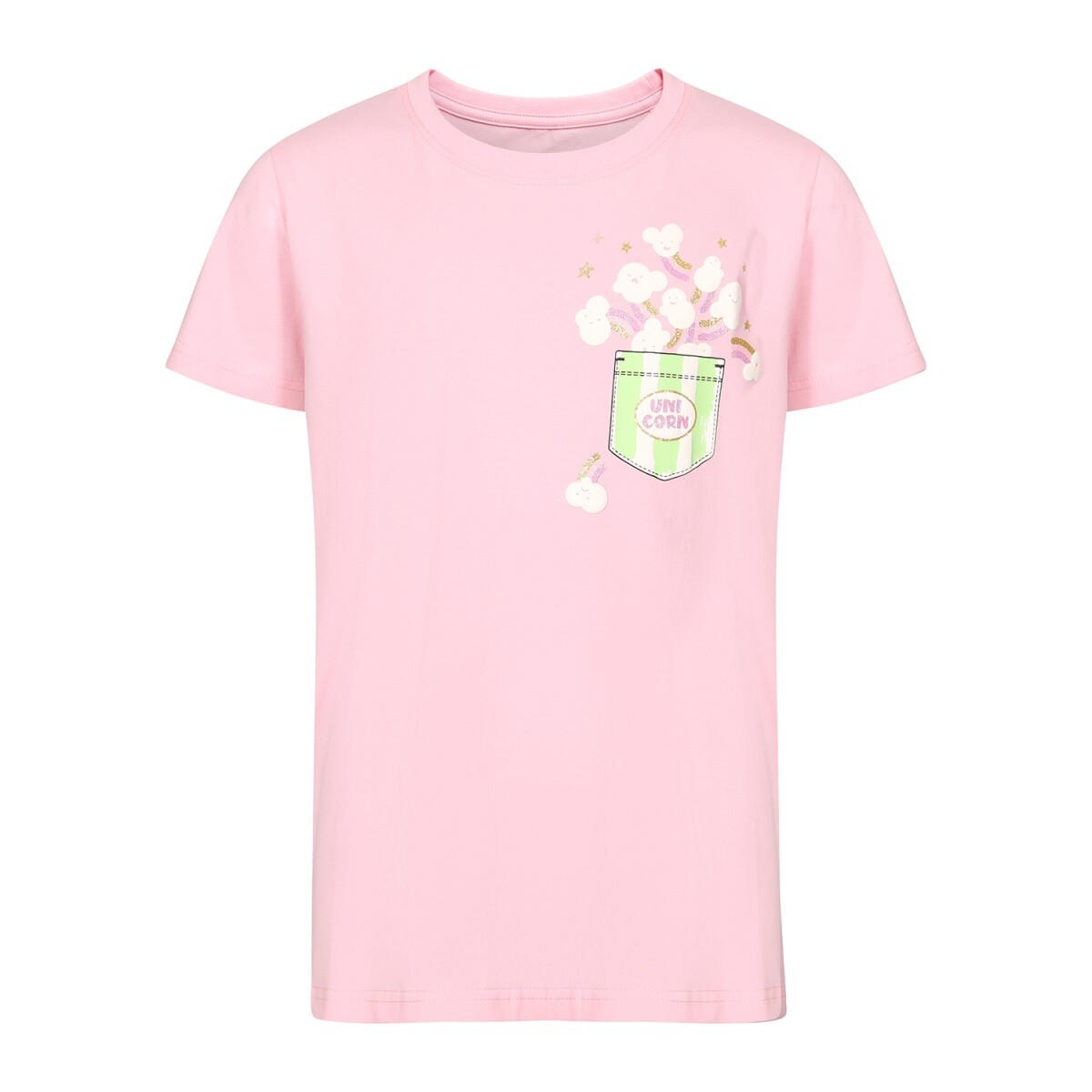 Dětské bavlněné triko nax omeso růžová 104-110