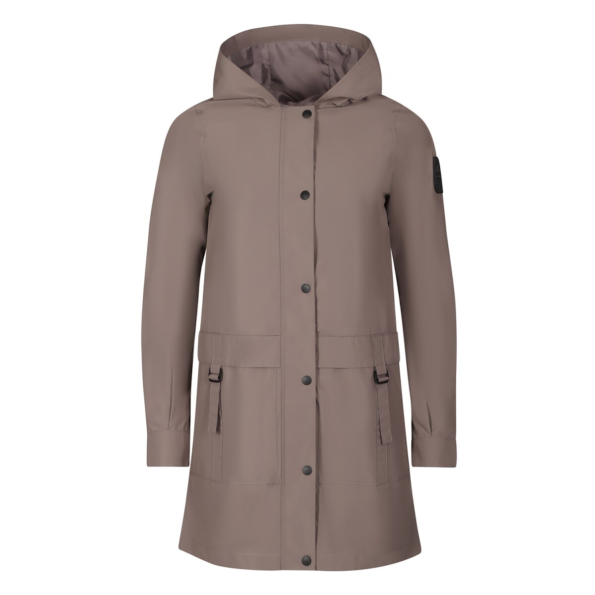 Dámský kabát s ptx membránou nax aresa šedá xs