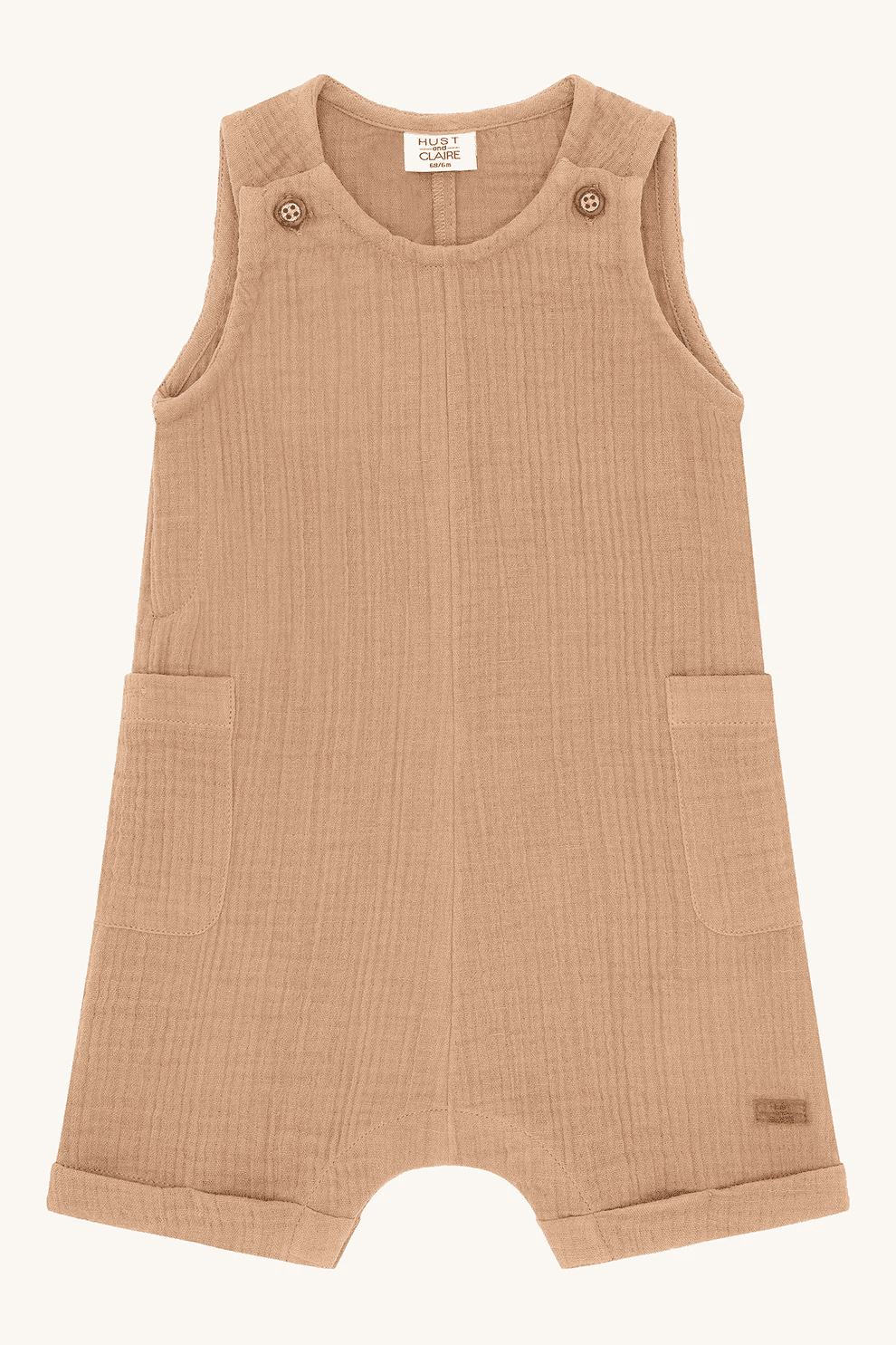 Hust and Claire Hust & Claire dětské mušelínové laclové kalhoty 31178 - 3515 Velikost: 56