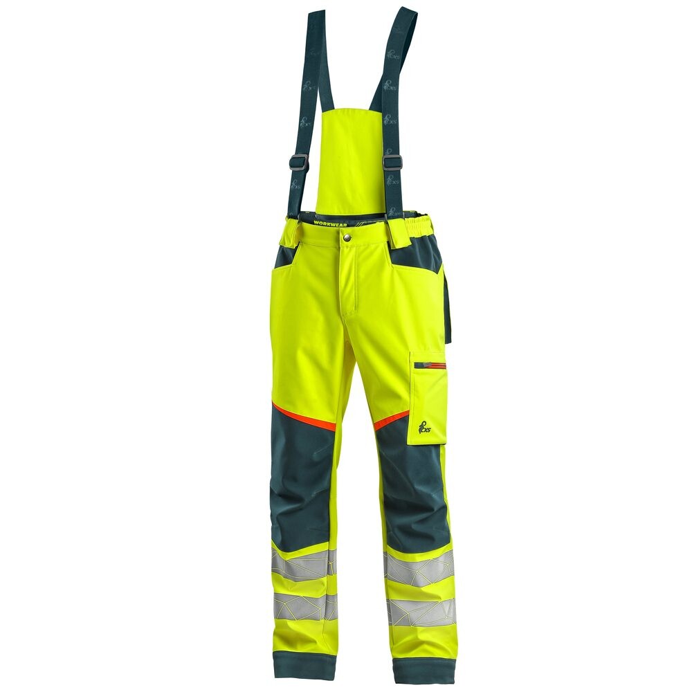 Canis (CXS) Reflexní pánské softshellové kalhoty CXS BEDFORD - 46