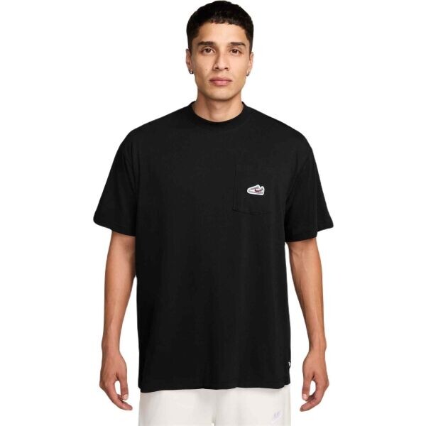 Nike NIKE SPORTSWEAR CLUB Pánské triko, černá, velikost